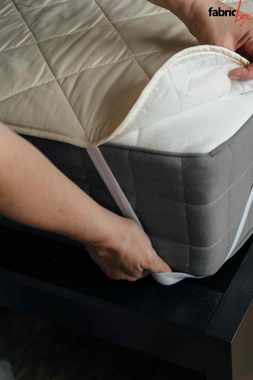 Fabric Box Hopa Hotel Bed Mattress Pad