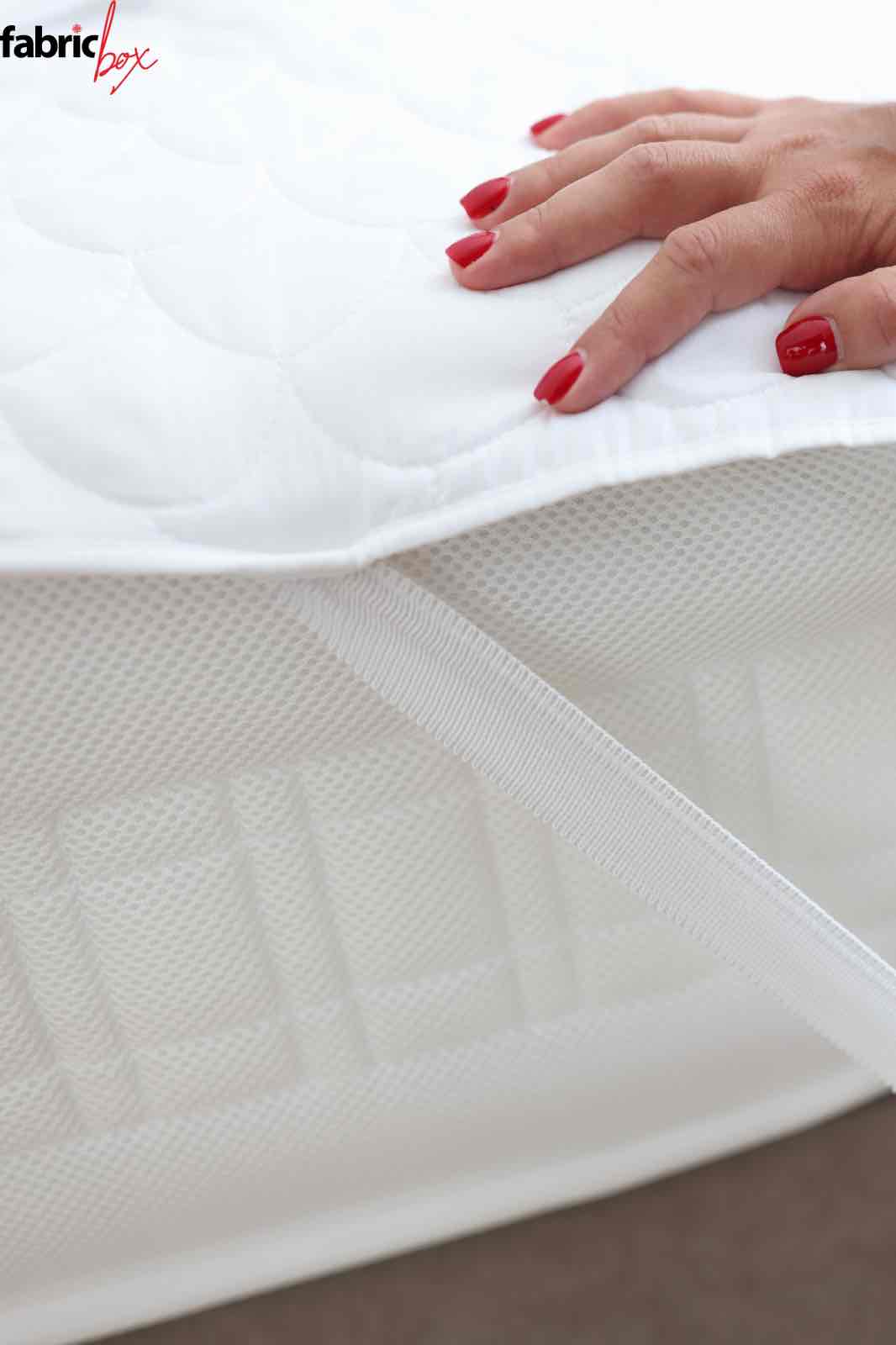 Fabric Box Bodrum Hotel Mattress Protector Quilted